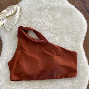 SUMMERSALT The Ruched Sidestroke Bikini Top